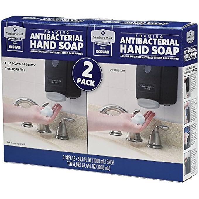 Members Mark MEMBER'S MARK COMMERCIAL FOAMING ANTIBACTERIAL HAND SOAP (2 PK.) - Image 1
